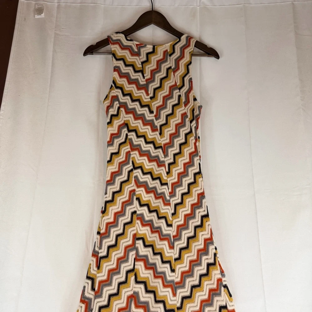 MYSTREE Women’s Size M Dress Maxi Length Crochet Bodycon Tank Style Lined